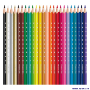 PAQUET DE 24 CRAYONS MAPED COULEUR | Agora.tn