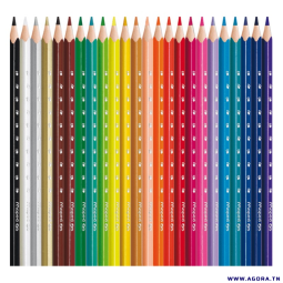 PAQUET DE 24 CRAYONS MAPED COULEUR | Agora.tn