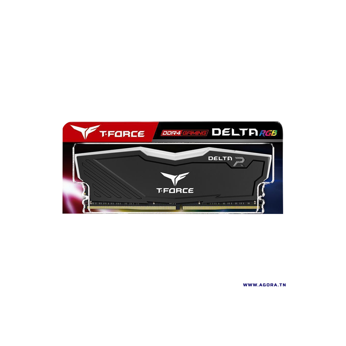 BARETTES MEMOIRE TEAM GROUP DELTA RGB DDR4 8GB 3200 MHZ | Agora.tn