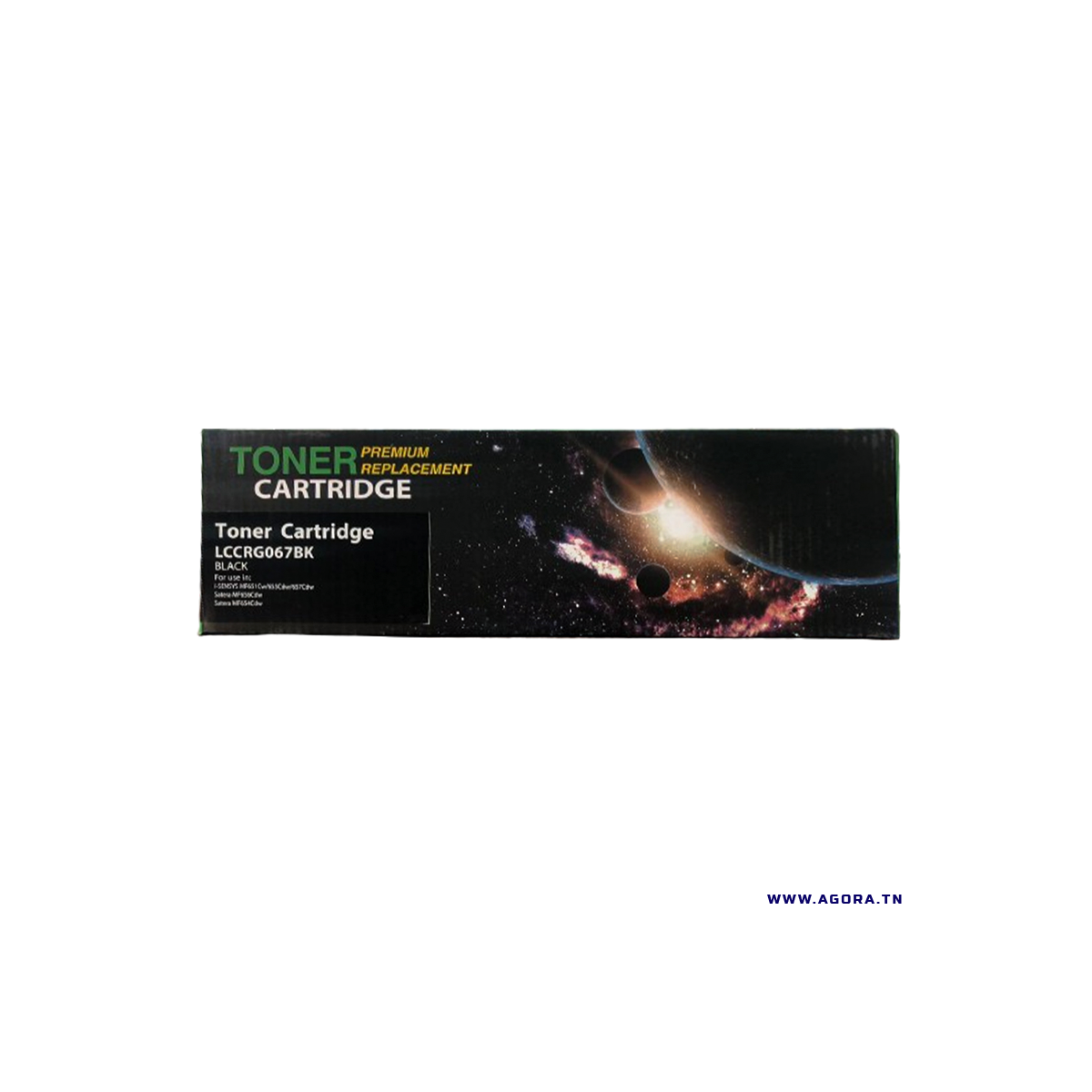 TONER ADAPTABLE CANON CRG067BK NOIR