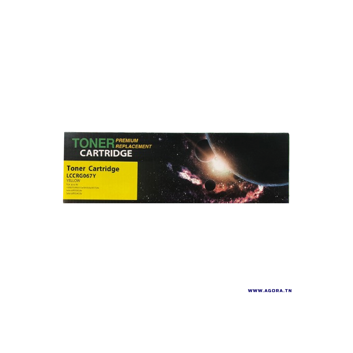 TONER ADAPTABLE CANON CRG067Y JAUNE