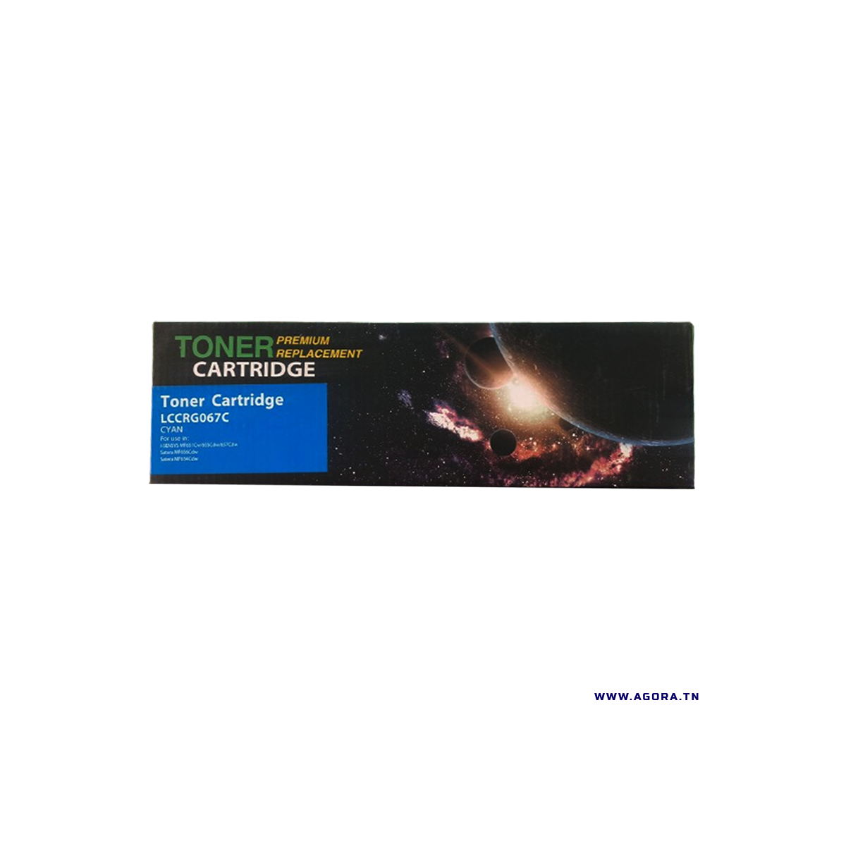 TONER ADAPTABLE CANON CRG067C CYAN