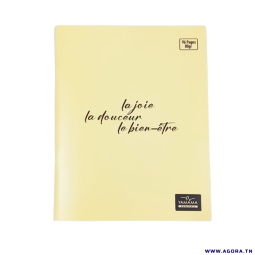 CAHIER PIQURE 96P CP PASTEL SYS 80G YAMAMA  0771457
