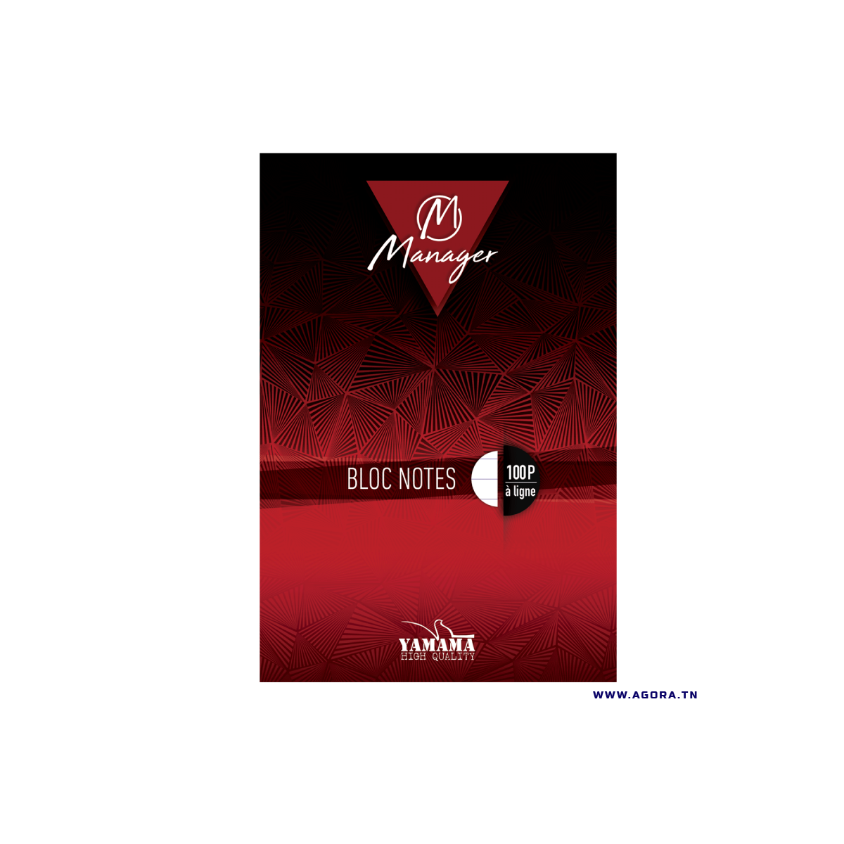 BLOC NOTE A4 MANAGER 100 FEUILLES GM 80G YAMAMA 0003094