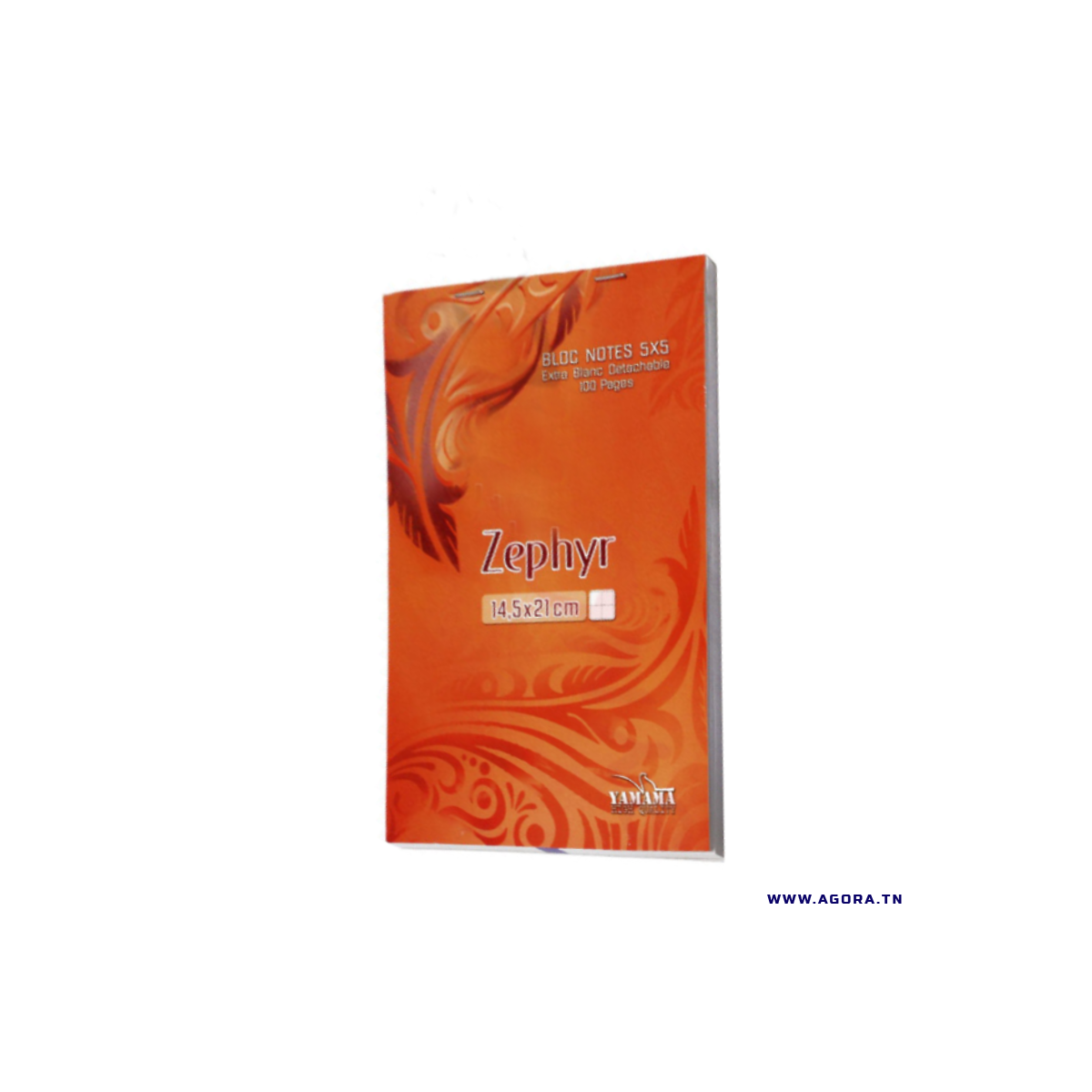 BLOC NOTE A5 100 FEUILLES 70G ZEPHYR YAMAMA  0001043