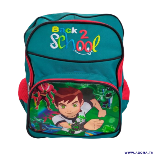 Sac à Dos Enfant 10 L – Motif Croco Vert Fun, Imperméable Et Confortable Pour Maternelle Et Petites Sorties