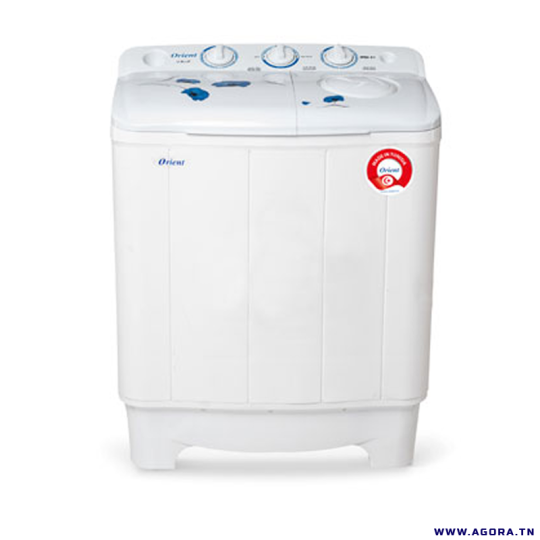 MACHINE À LAVER ORIENT SEMI-AUTOMATIQUE 8KG BLANC