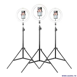 ANNEAU LUMIERE LED HAVIT ST7012 PRO AVEC TREPIED POUR SMARTPHONE