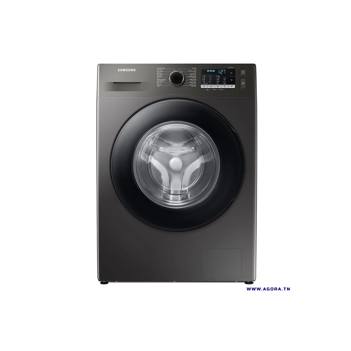 MACHINE À LAVER SAMSUNG FRONTALE ECO BUBBLE 8KG SILVER