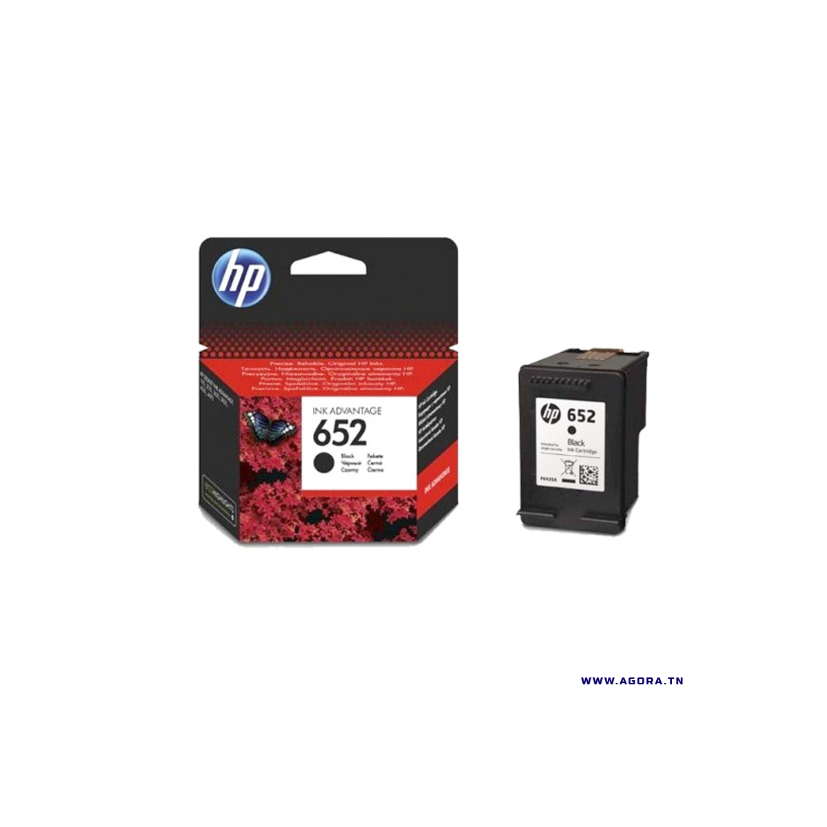 CARTOUCHE ORIGINAL HP 652 ADVANTAGE NOIR