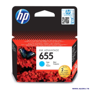 CARTOUCHE ORIGINAL HP 655 ADVANTAGE CYAN