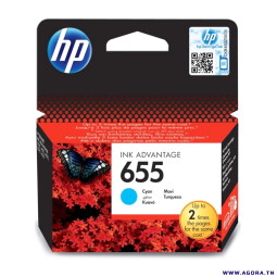 CARTOUCHE ORIGINAL HP 655 ADVANTAGE CYAN