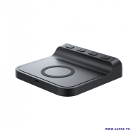 STATION DE CHARGE SANS FIL AVEC REVEIL D'ALARME HAVIT W3031 NOIR