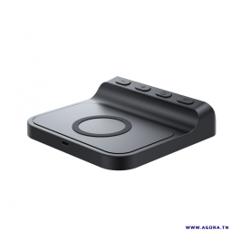 STATION DE CHARGE SANS FIL AVEC REVEIL D'ALARME HAVIT W3031 NOIR