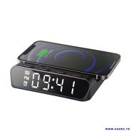 STATION DE CHARGE SANS FIL AVEC REVEIL D'ALARME HAVIT W3031 NOIR