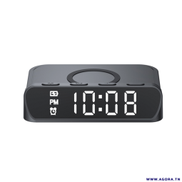 STATION DE CHARGE SANS FIL AVEC REVEIL D'ALARME HAVIT W3031 NOIR