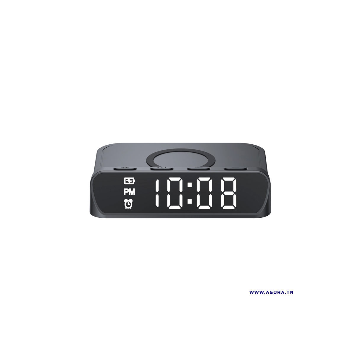 STATION DE CHARGE SANS FIL AVEC REVEIL D'ALARME HAVIT W3031 NOIR