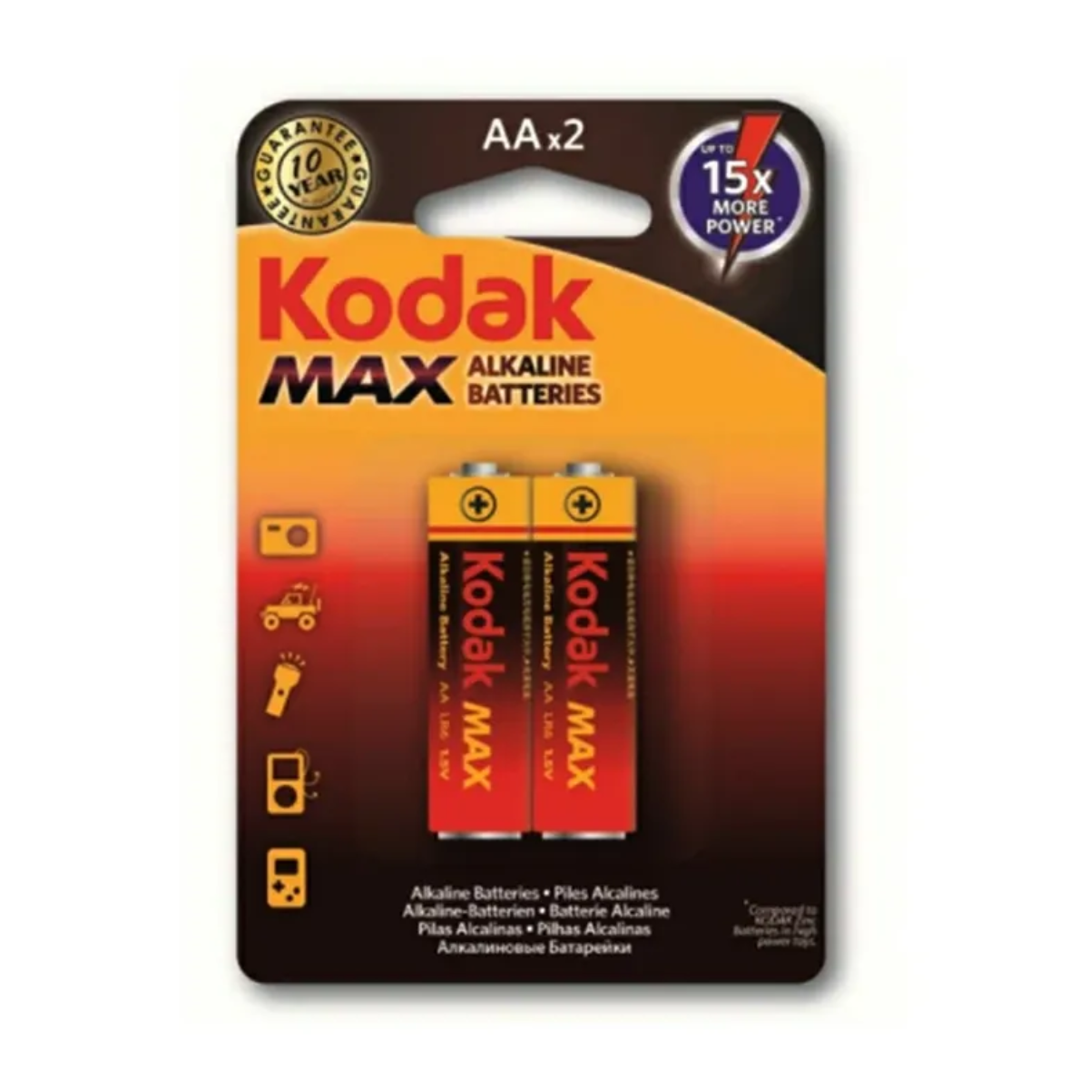 PILE KODAK ALKALINE AA B2 0309101 agora.tn