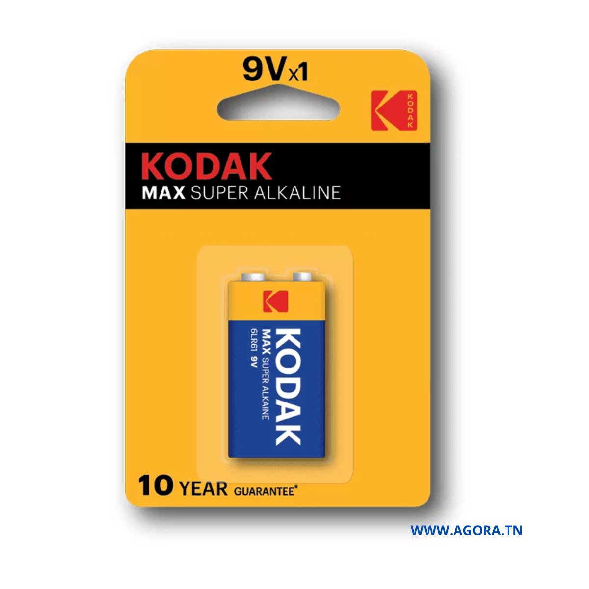PILE KODAK ALKALINE 9V B1  0309517 agora.tn