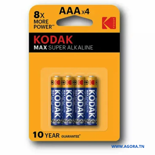 PILE KODAK ALKALINE AAA B4  0309104