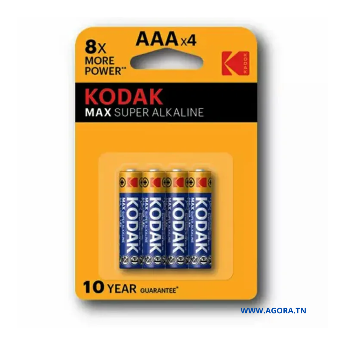 PILE KODAK ALKALINE AAA B4  0309104
