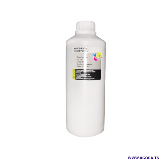 BOUTEILLE D'ENCRE UNIVERSELLE 1L JAUNE
