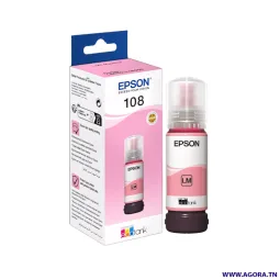 BOUTEILLE D'ENCRE ORIGINAL EPSON 108 70ML LIGHT MAGENTA