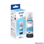 BOUTEILLE D'ENCRE ORIGINAL EPSON 108 70ML LIGHT CYAN