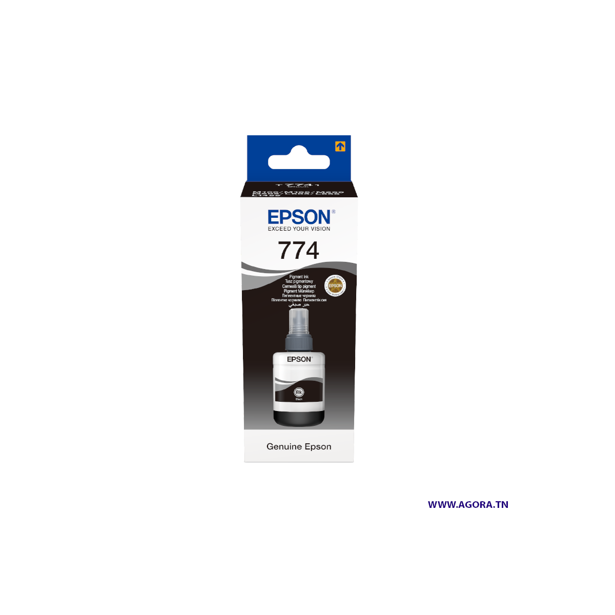 BOUTEILLE D'ENCRE EPSON ORIGINAL C13T77414A 140ML NOIR