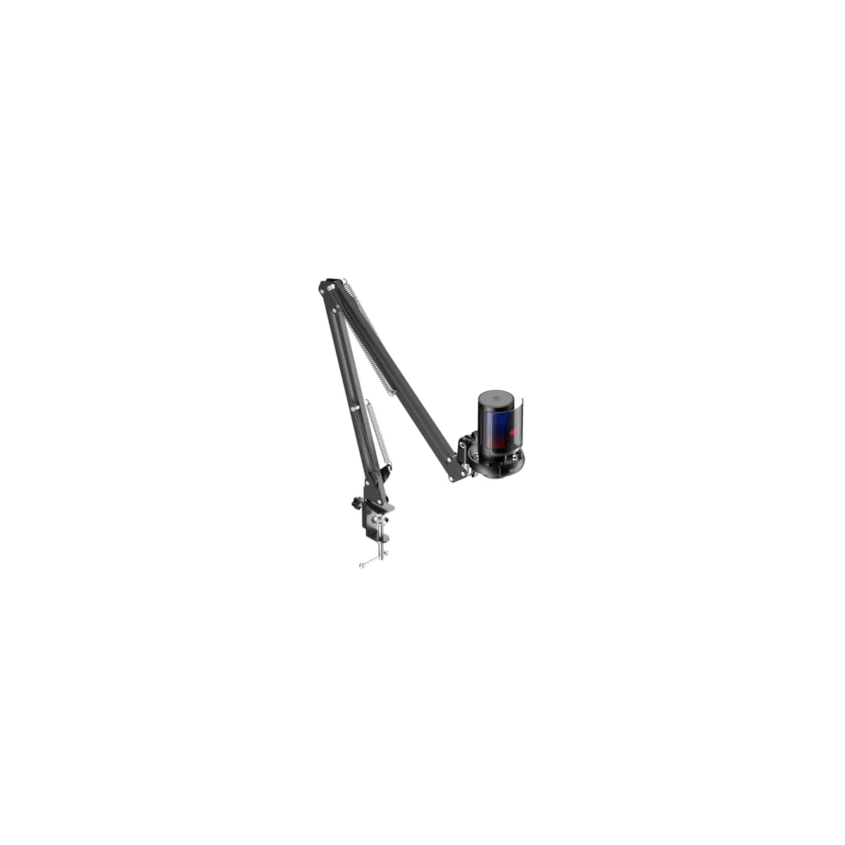 MICROPHONE RGB GAMING CARDIOIDE HAVIT GK50 PRO AVEC SUPPORT