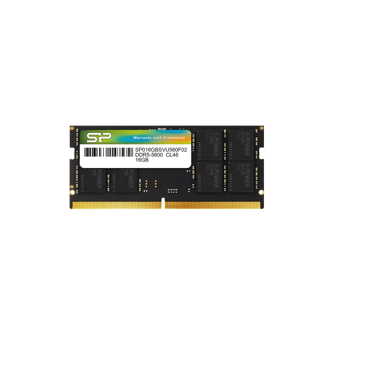 BARETTE MEMOIRE 16GO DDR5 5600MHZ CL46 SILICON POWER