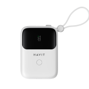 POWER BANK HAVIT PB5215 10000MAH PD20W BLANC