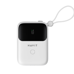 POWER BANK HAVIT PB5215 10000MAH PD20W BLANC