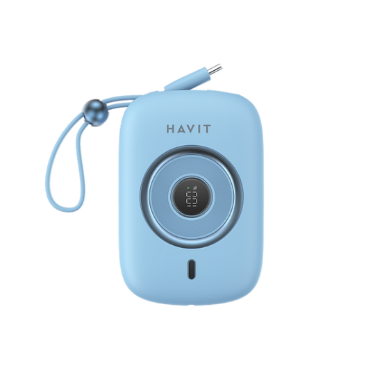 POWER BANK HAVIT PB5214 10000MAH PD35W BLEU