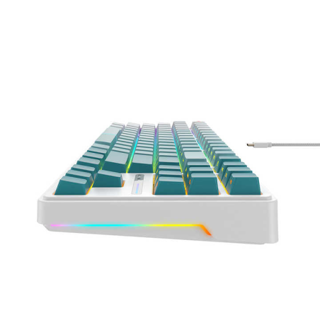 Sangle Décorative Pour Clavier Mécanique – Dentelle Avec Fermeture Coulissante, 15x2,5 Cm, Blanc/rose/bleu, Personnalisation Bureau/gaming