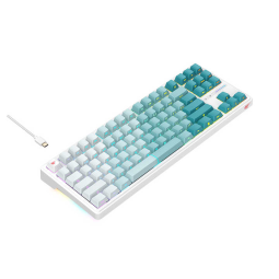 CLAVIER GAMER HAVIT KB901L MÉCANIQUE RGB BACKLIT BLANC
