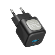 TETE CHARGEUR HAVIT GAN FAST CHARGER HV-UC230 DUAL USB-C 33W+USB-A30W