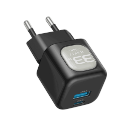 TETE CHARGEUR HAVIT GAN FAST CHARGER HV-UC230 DUAL USB-C 33W+USB-A30W