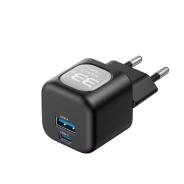 TETE CHARGEUR HAVIT GAN FAST CHARGER HV-UC230 DUAL USB-C 33W+USB-A30W