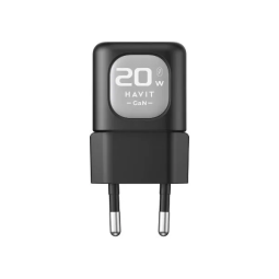 TETE CHARGEUR HAVIT FAST CHARGER HV-UC220 DUAL USB-C 20W+USB-A18W