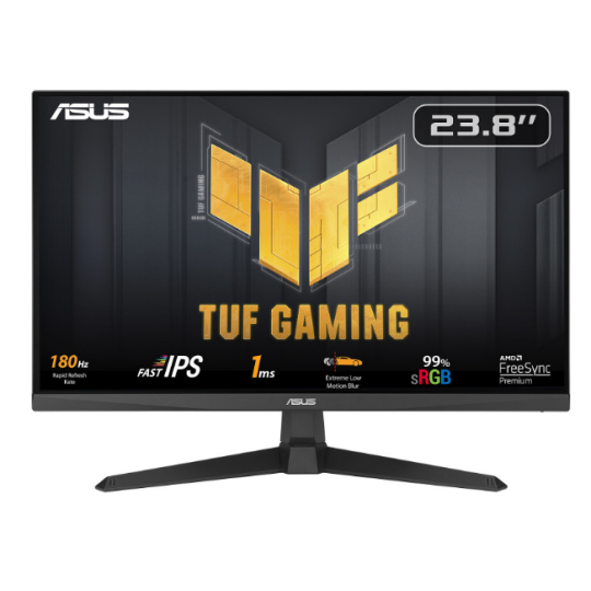 ECRAN ASUS TUF 23.8'' GAMING VG249Q3A IPS FULL HD 180HZ NOIR