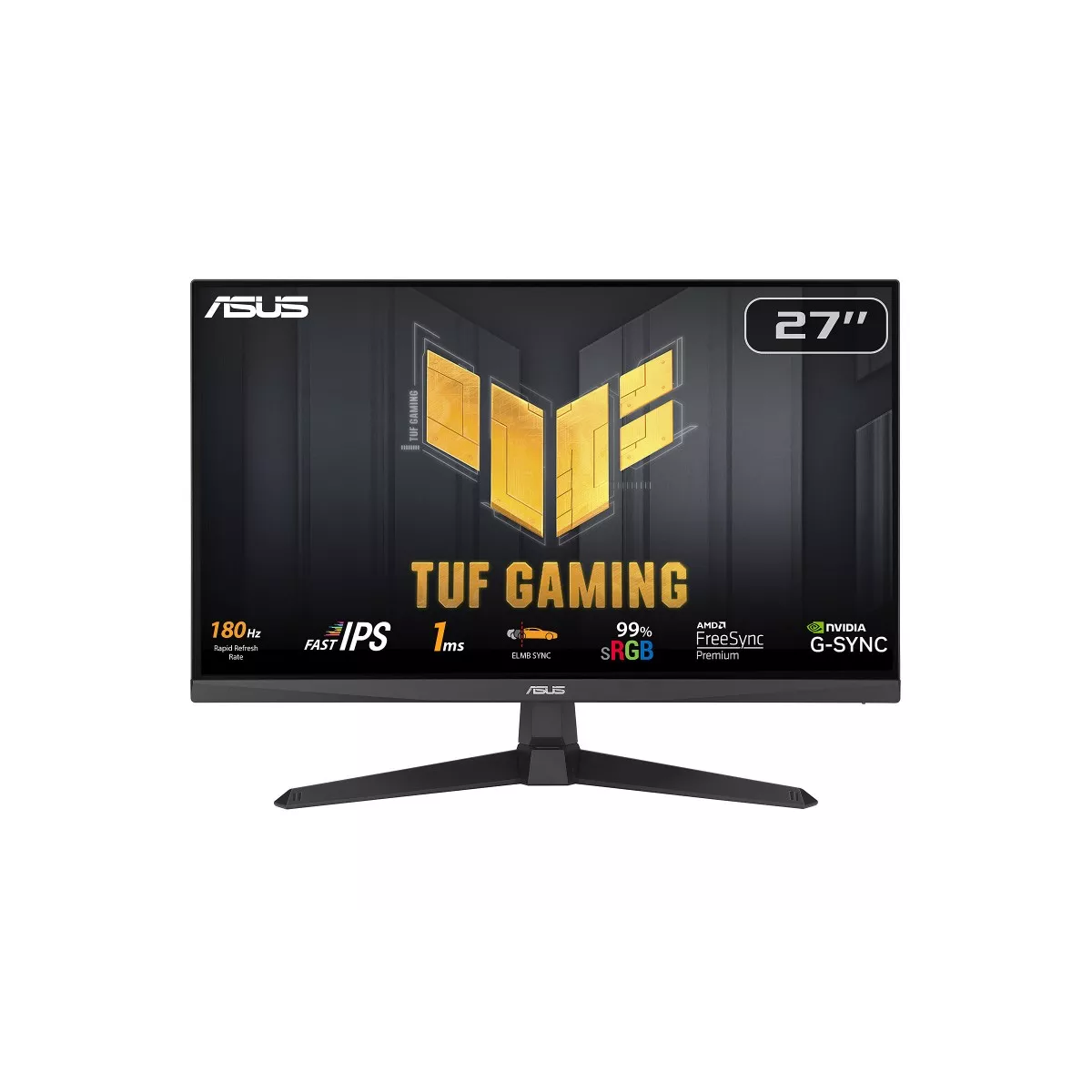 ECRAN ASUS TUF 27'' GAMING VG279Q3A IPS FULL HD 180HZ NOIR