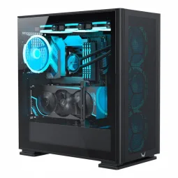 BOITIER GAMER FPMAX WIND CORE G5 EX H909 NOIR 4X12CM FAN