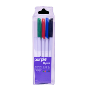 POCHETTE DE 4 STYLOS SCRIBE 1,0 MM | ASSORTIS