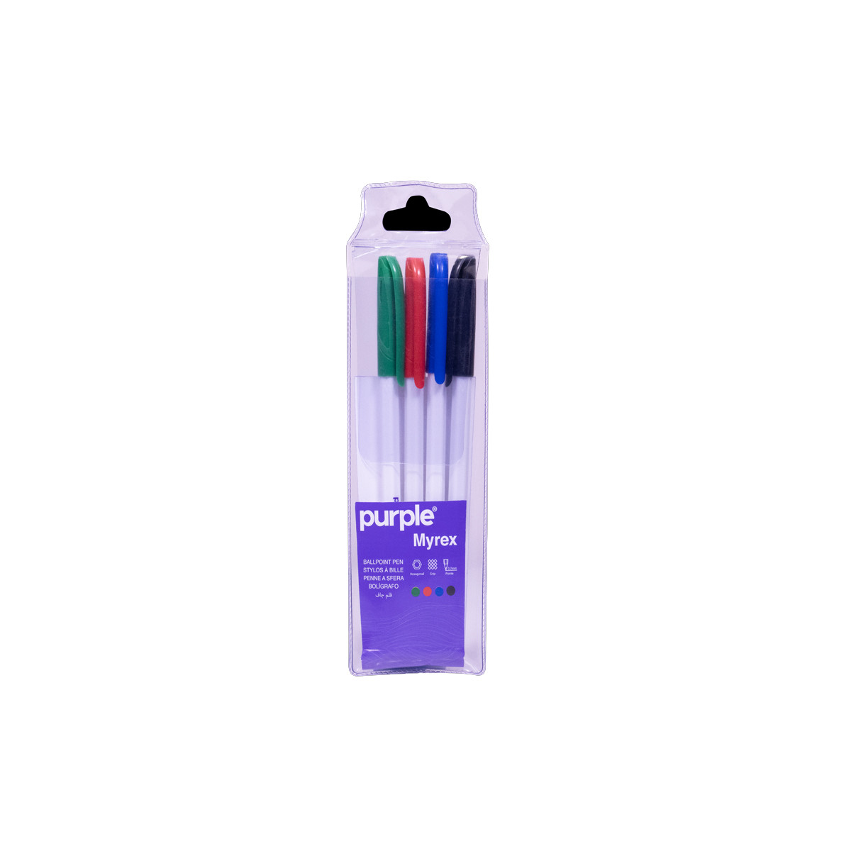 POCHETTE DE 4 STYLOS SCRIBE 1,0 MM | ASSORTIS