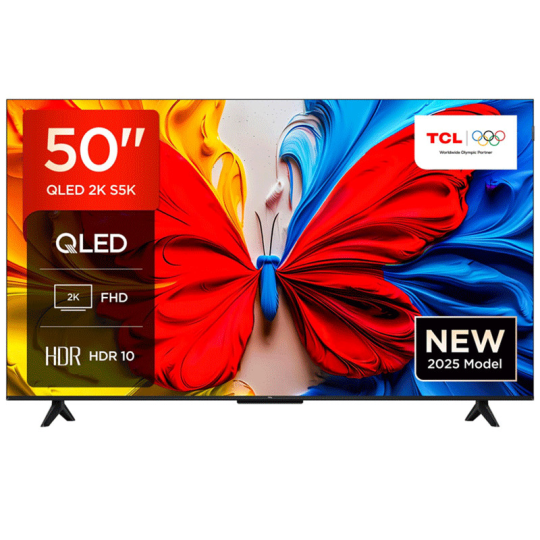 TV TCL S5K 50'' QLED FULL HD SMART GOOGLE TV AVEC RECEPTEUR INTEGRE