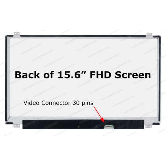 AFFICHEUR 15.6 SLIM 30 PIN FHD IPS AVEC FIXATION NE156FHM-N42