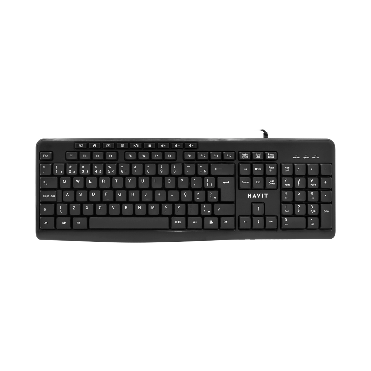 CLAVIER HAVIT KB2008 ULTRA SLIM