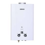 CHAUFFE BAIN EMROD À GAZ BOUTEILLE 6 LITRES BLANC