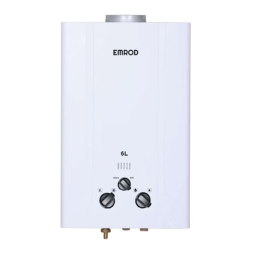 CHAUFFE BAIN EMROD À GAZ BOUTEILLE 6 LITRES BLANC